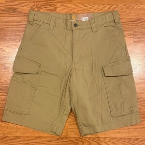 Carhartt Men's Relaxed Fit Olive Cargo Shorts